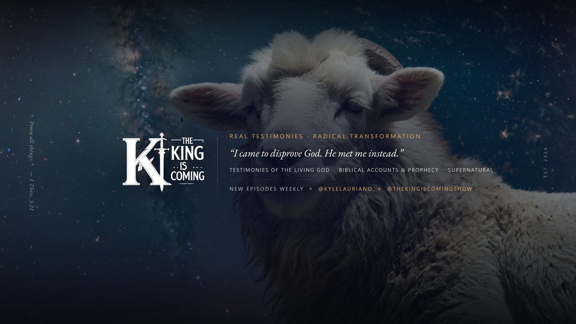 The King Is Coming Show channel art